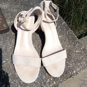 DREAM PAIRS Women's Open Toe Ankle Strap Low Block Chunky Heels Sandals